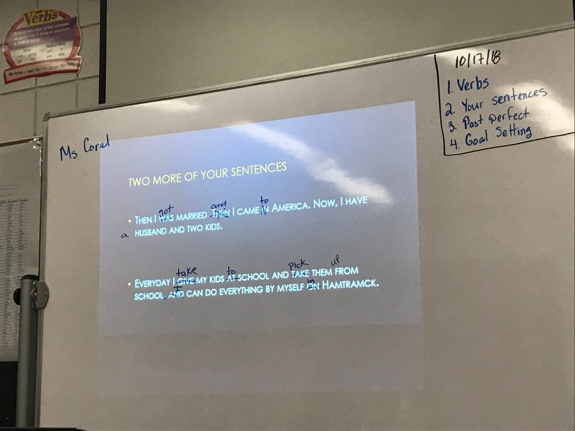 Sentences for October 18